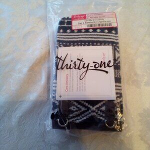 Thirty-One Rio Wave Pattern Cross Body New In Package Lightweight